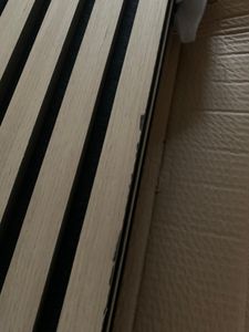 4 x pannelli acustici 240x60cm in legno di quercia per pareti e soffitti Kover-O Foto del cliente 4