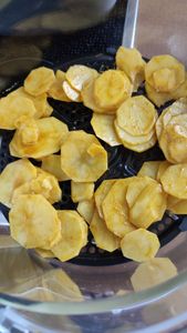 Lauben Glass&SteamAir® Fryer 4500BG, Heißluftfritteuse mit Glasfrittierkorb, 1300 W, 8 Programme, 4,5 Liter, Dampffunktion, 360° Heißluftzirkulation Kunden-Foto 14