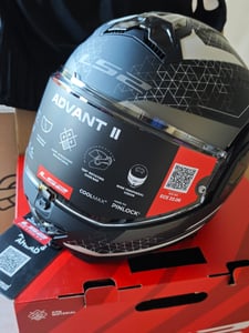 LS2 FF910 Advant II Astral casque pliable, noir/jaune fluo, XL (61/62) Photo du client 2