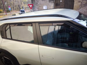 J&J AUTOMOTIVE | Windabweiser Passend Für Cupra Terramar Ab 2024 LSE, 4tlg Vorne+Hinten, Heko Regenabweiser, Schwarz, Getönt, Aerodynamisch, Einfache Montage, Befeistigung mit Clips Kunden-Foto 1