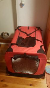 Hundebox Bello XXL Elfenbein-Beige faltbar Autotransportbox Hundetransportbox Katzen Hunde Box Kunden-Foto 2