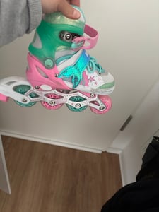 meteor Inlineskates 4in1 Kinder Inliner Rollschuhe Roller Blades Quad Skates Kinder Inlineskates Lunar S 30-33 Kunden-Foto 1