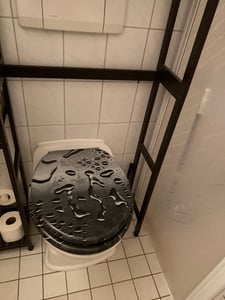 SEVICO WC Sitz Absenkautomatik Toilettendeckel Toilettensitz Klobrille MDF Klodeckel Softclose F385 Kunden-Foto 1