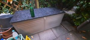 Gartenbox - Kissenbox - Auflagenbox - Truhe mit Deckel 190 L Aufbewahrungsbox Kunden-Foto 2