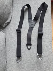 Hosenträger Herren Extra Stark, X Form Breit 3,8cm Längenverstellbar, mit 360° Drehbare Anti-Rutsch-Schnalle, Einheitsgröße Hosenträger für Herren und Damen Kunden-Foto 1