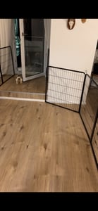 Yaheetech 16-teilig Welpenlaufstall Freigehege Welpenzaun, 2 Türen, 60 cm H Kunden-Foto 11