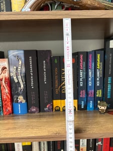 Tribesigns boekenkast met 6 etages, 180 cm hoog, in industriële stijl met een metalen frame en open planken, geschikt voor een thuiswerkplek, in een rustieke bruine kleur Klantenfoto 3