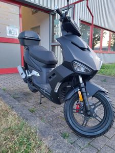 Mofaroller Mustang FI 50 ccm 25 kmh EURO 5 mattschwarz Kunden-Foto 1