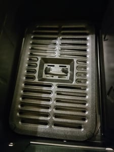 Rachs KOCHWERK Vario-Doppelkammer Heißluftfritteuse 9 L | Airfryer mit teilbarer Kammer, Touchscreen & 8 Programmen | Frittieren von Speisen ohne Öl - fettarm | 2700 W Smart-Cook Funktion Foto del cliente 2