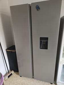 PKM SBS444EIXWD Side by Side Kühl-Gefrierkombination, 439 L, 2-türig mit Wasserspender, NoFrost, Display mit Touch Control, Inox Design Kunden-Foto 2