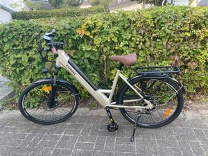E-Bike 26 Zoll, Rostfreie Aluminiumlegierung 36 V 250 W bis zu 90 - 110 km, Wasserdicht IP54 mit 7 Gang und App, Grau Kunden-Foto 5