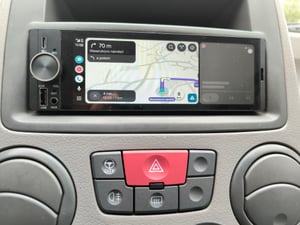 HEXINEX 1 DIN 6.36" Autoradio Wireless Carplay Android Auto BT 5.0 USB FM RDS AUX + Rückfahrkamera Kunden-Foto 3