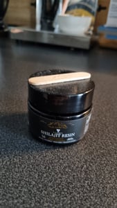 Original Resin Shilajit Himalaya Harz 100 % Rein Vegan Ohne Zusatzstoffe ESFA Labor in Deutschland 50g Kunden-Foto 1