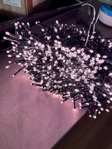 Cadena de luces LED vidaXL con 2000 LEDs, color blanco frío, fabricada en PVC Foto del cliente 1