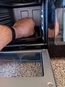 Heißluftfritteuse-Airfryer 9L mit Touch Controls, 9 voreingestellten Programmen, 2350 W, Sichtfenster mit Beleuchtung, Antihaft-Fritteuse, Schwarz Kunden-Foto 1