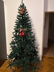 Weihnachtsbaum Kunstbaum Tannenbaum 180cm mit ca.650 Spitzen Dekobaum Weihnachtsdeko Grün Kunden-Foto 13