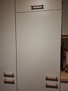 Möbelgriff Stangengriff Küchengriff Schrankgriff Schubladengriff 128mm Designgriff Schwarz Kunden-Foto 2