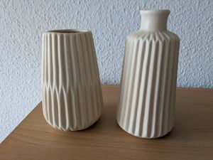 Vase Esko Porzellan matt schwarz H 12 cm  3er Set Kunden-Foto 1
