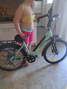 HillMiles E Bike, City E-Bike & E-Hollandrad mit 36V 13Ah Akku bis zu 80-100km, SHIMANO 7-Gang, 250W Motor&25km/h, MileCity1 Kunden-Foto 10