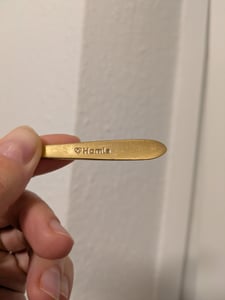 HOMLA ABELE-Set mit 4 goldenen Snackgabeln Kunden-Foto 1