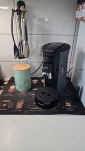 Philips Senseo® Select Kaffee Pad Maschine, 3 Kaffeespezialitäten, Crema Plus, Anthrazit (CSA230/50) Kunden-Foto 4