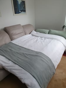 Bettwäsche-Set Anthrazit 200x220 cm Leichte Mikrofaser Kunden-Foto 1