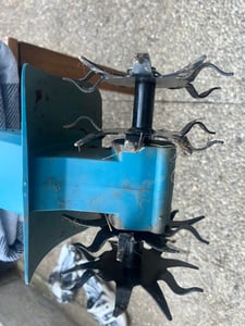 Motoculteur sans fil Largeur de travail 20 cm, profondeur de travail 15 cm Motoculteur avec 2 batteries 4,5 Ah et 2 lames pour pelouse/jardin Photo du client 2