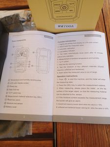 Mestek WM700A digitální vlhkoměr materiálů a dřeva s LCD displejem Fotografie od zákazníka č. 2