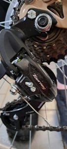 Goetze Mood 26 Zoll City Bike, 17 Zoll Tiefeinsteiger, 6-Gang Shimano Tourney, V-Bremse, LED-Beleuchtung, Gepäckträger, Korb mit Bezug Kunden-Foto 12