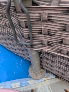 Mountfield Schaukel Metallgestell Teak Natur 3,05 x 0,76 m Kunden-Foto 8