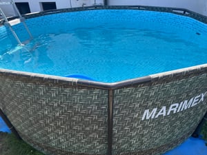 Marimex Florida Pool Ø 305x91 cm effetto rattan Foto del cliente 2