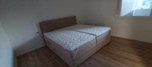 TRADA Adele Boxspringbett 180x200 Elektrisch verstellbar Taschenfederkern Doppelmatratze 9 Zonen Topper Bett mit Bettkasten Velour Stoff Beige Kunden-Foto 10