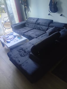 Masseno Ecksofa SELVA L-S mit Schlaffunktion L-Form, Sofa mit Bettkasten, Wohnzimmersofa, Couch, Soffa, Bettsofa, Couchgarnitur- Braun, MONOLITH 29 Kunden-Foto 19