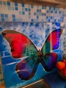 Wenko, Multi-Platte Butterfly by Day für Glaskeramik Kochfelder, Gehärtetes Glas Kunden-Foto 1