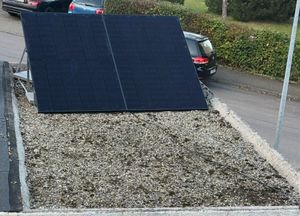SUNNIVA® Balkonkraftwerk 850/800W Solaranlage, Growatt Micro Wechselrichter Wifi, upgradebar drosselbar, 5m Anschlusskab Kunden-Foto 1