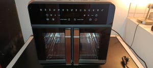 Heißluftfritteuse AF-625A Heißluftfritteuse 6.5L Airfryer, 80 - 200 °C, 1700W, Timer, digitales Display, 8 Kochprogramme, schwarz Kunden-Foto 12
