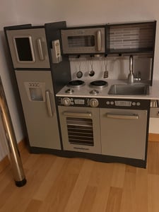 XXL-Holzküche für Kinder – mit LED, Zubehör & interaktiven Elementen Kunden-Foto 49