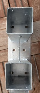 8er Set Holzstapelhilfe feuerverzinkter Stahl 34x10x15 cm Holzstapelhalter Kunden-Foto 1