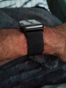 Metalen polsband voor Xiaomi Smart Band 10 Pro / Redmi Watch 6 met magnetische sluiting Klantenfoto 1
