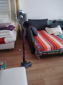 SmartAI P40 kabelloser Staubsauger herausnehmbarer Ersatzakku, 7 * 2500 mAh Akkukapazität, bis zu 45-50 Minuten Betriebszeit Kunden-Foto 11