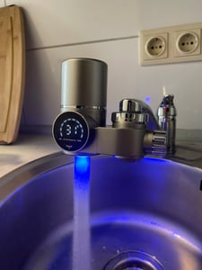 Homelody Wasserfilter für Wasserhahn,Leitungswasserfilter, Entfernt Chlor, Schwermetalle und Schlechten Geschmack,Wasser mit besserem Kunden-Foto 6