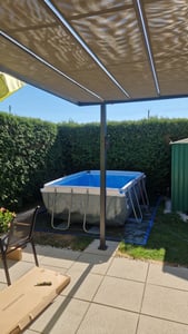 Bestway 10in1 piscine de jardin à crémaillère 282 x 196 x 84cm 56629N Photo du client 1