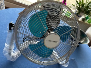 Esperanza EHF005 Scirocco obehový ventilátor 12'', chróm Fotografia od zákazníka č. 1