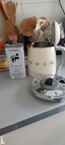 Smeg KLF05CREU, 0,8 l, 1400 W, Kremowy, Plastik, Wskaźnik poziomu wody, Filtrowanie Zdjęcie produktu od klienta nr 2