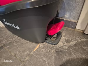 Zestaw mopów Vileda Turbo Easy Wring & Clean z wirówką elektryczną i pedałem nożnym, kolor szary Zdjęcie produktu od klienta nr 4