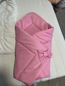Babyhörnchen, Babynest, Schlafsack Steckkissen Pucktuch Einschlagdecke - D06 - Minnie Kunden-Foto 1