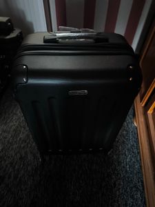 Großer L Koffer Reisekoffer Hartschalenkoffer Reisen TSA Zahlenschloss Schwarz Kunden-Foto 1