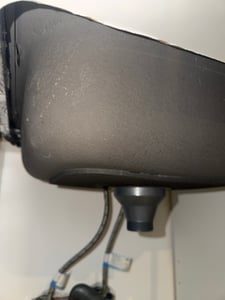 Edelstahl Spüle Rund Ø 51 cm Tiefe 12 cm Kratzfest Reversibel für 45 cm Unterschrank Kunden-Foto 2