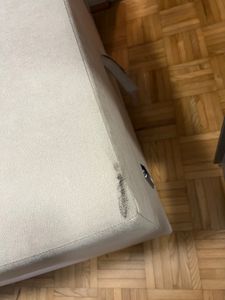 AX LIVING Bett mit Bettkasten 160x200 cm Argentaro graues Boxspringbett Kunden-Foto 1