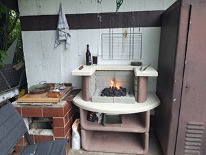 Buschbeck Grillbar Montana weiß-braun 90016.000 Kunden-Foto 1